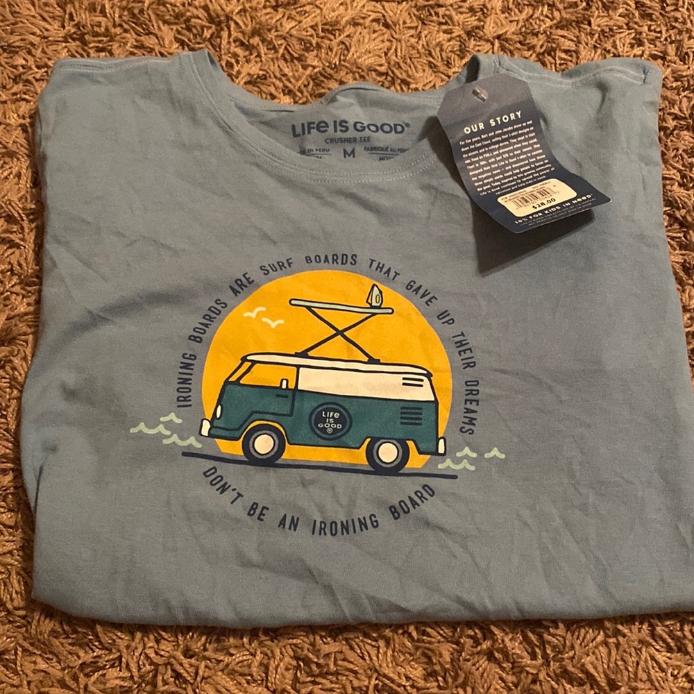life is good tee NWT